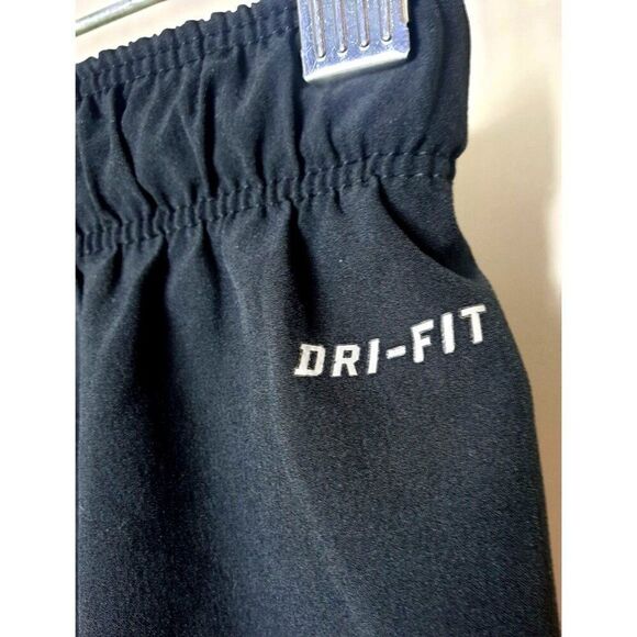 Nike Dri-Fit Athletic Running Shorts XS Black Yellow Double Layer Activewear - Picture 8 of 8